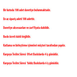 E - Düğün & Nişan  Davetiyesi 10144