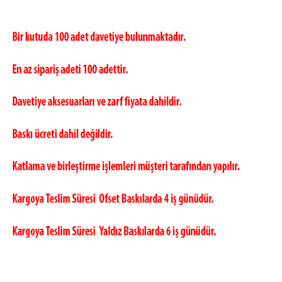 Düğün & Nişan Davetiyesi 11636 Düğün & Nişan Davetiyesi 11636