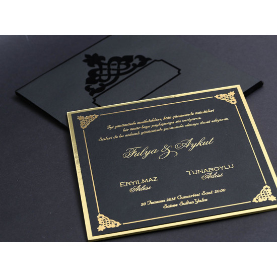 Alyans Lüks Davetiye 3014