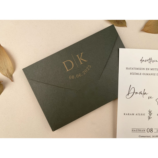 L Düğün Nişan Davetiyesi 13258 L Düğün Nişan Davetiyesi 13258