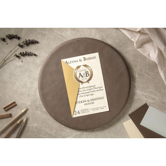 F - Düğün & Nişan  Davetiyesi 8057